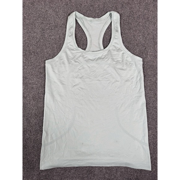lululemon athletica Tops - Vintage Lululemon‎ Swiftly Tech Tank Top Womens 6 Heathered Fresh Teal Racerback